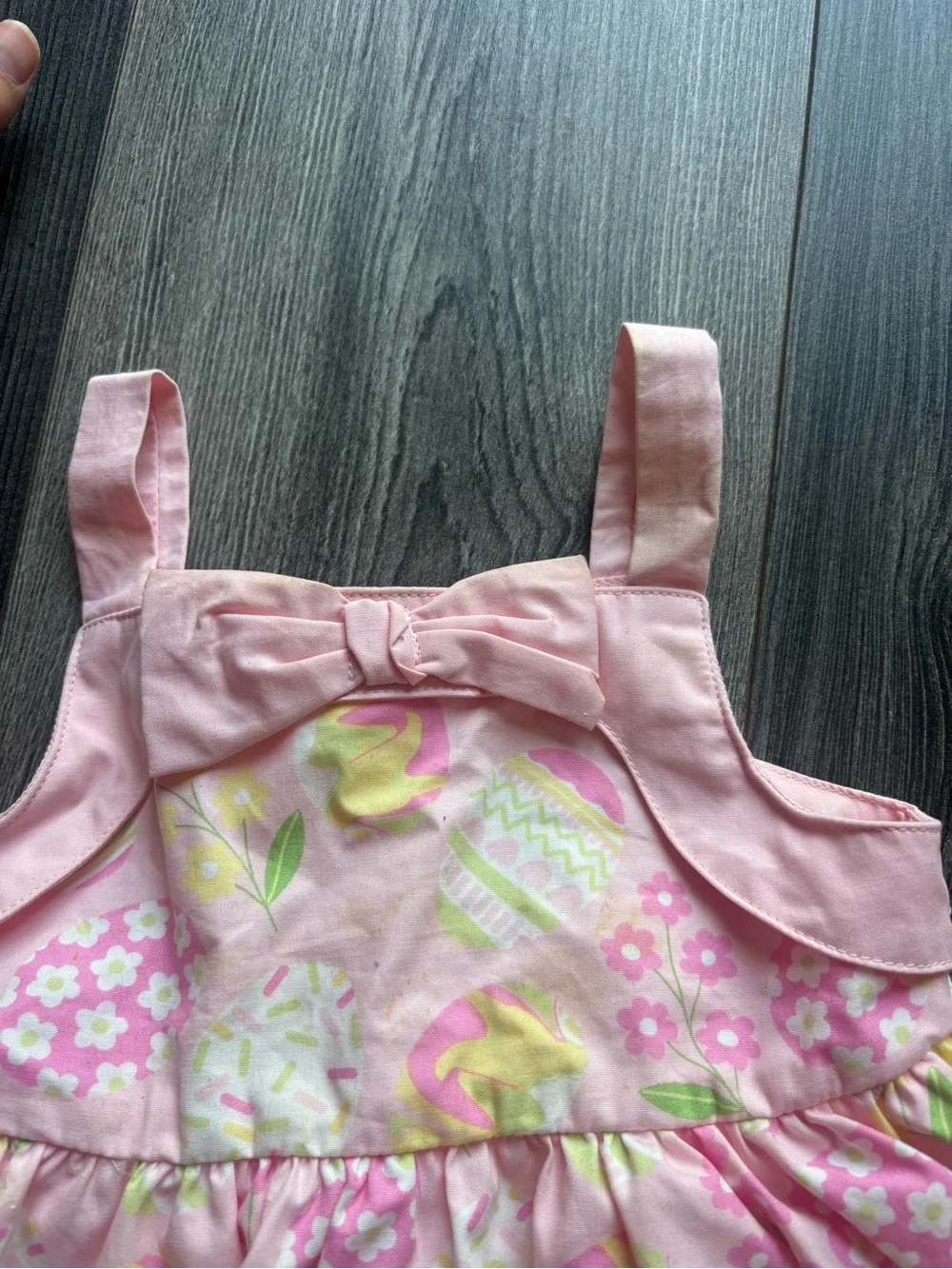 Gymboree Pink and Lilac Easter Bunny Dresses